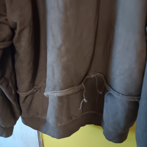 DOLLS KILL Heavy Weight Hoodie Jacket. Zipper Missing. XXL - Picture 4 of 9